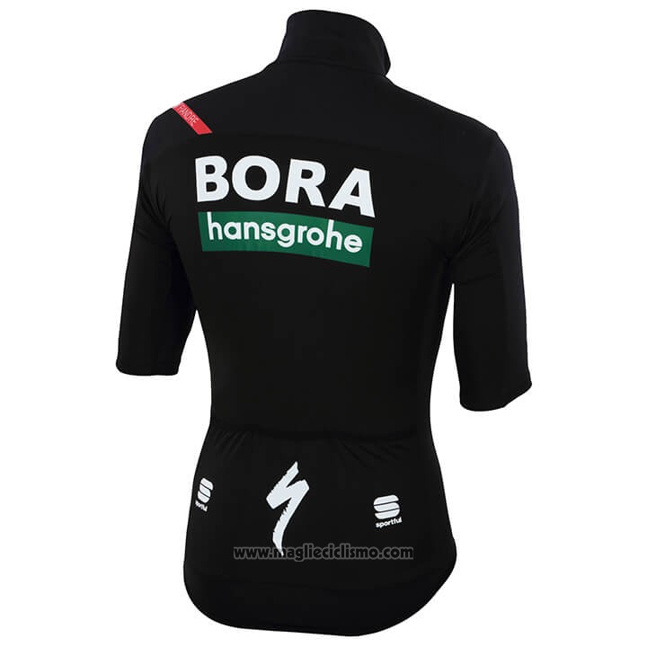 2018 Abbigliamento Ciclismo Bora Nero Manica Corta e Salopette